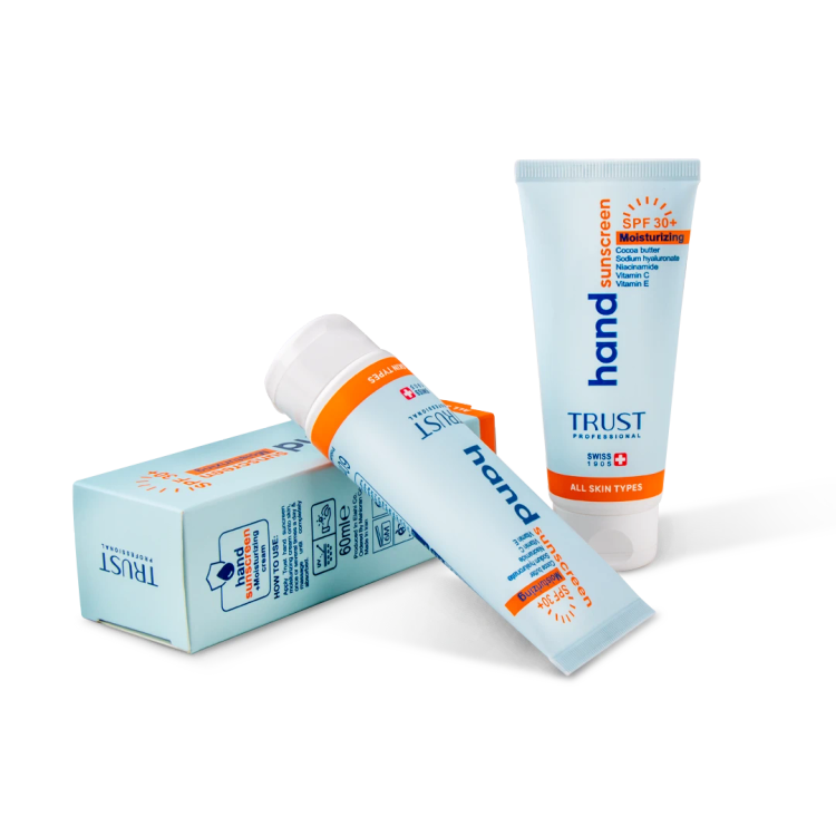 کرم تخصصی دست ضدآفتاب و آبرسان +SPF30 بیرنگ تراست با حجم ۶۰میل