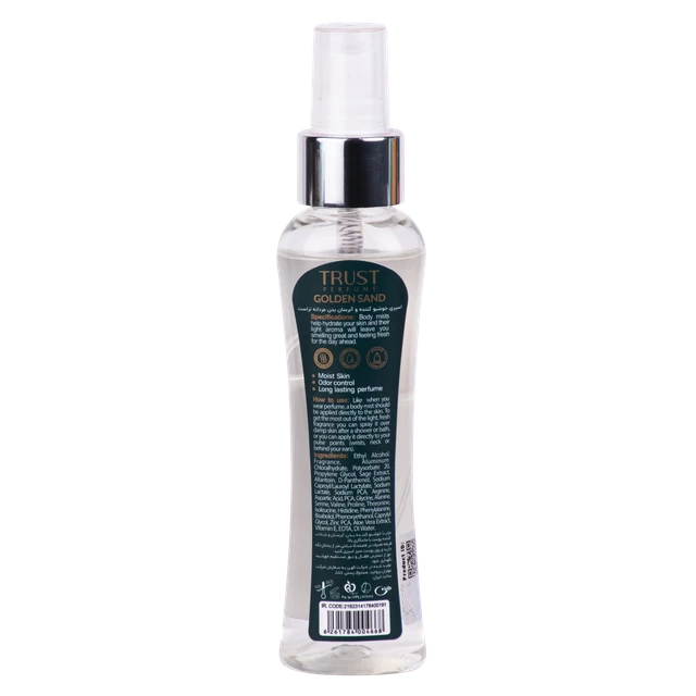 بادی میست مردانه تراست مدل Golden Sand با حجم 100 میل